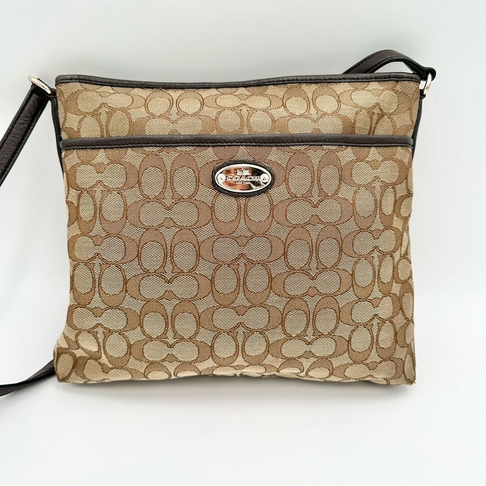 Coach Canvas Large Crossbody